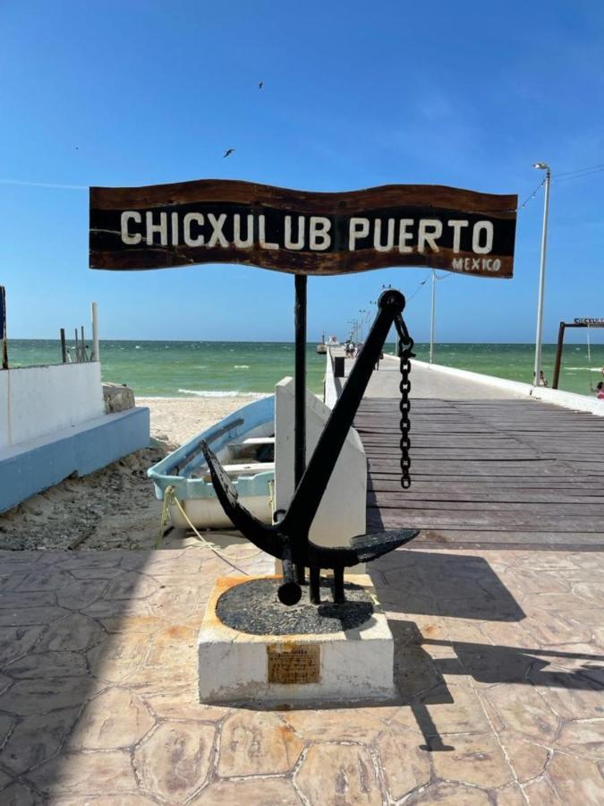 Casa Con Piscina En Chixchulub A 100 M De La Playa Villa Pueblo Pueblo Chicxulub Eksteriør bilde