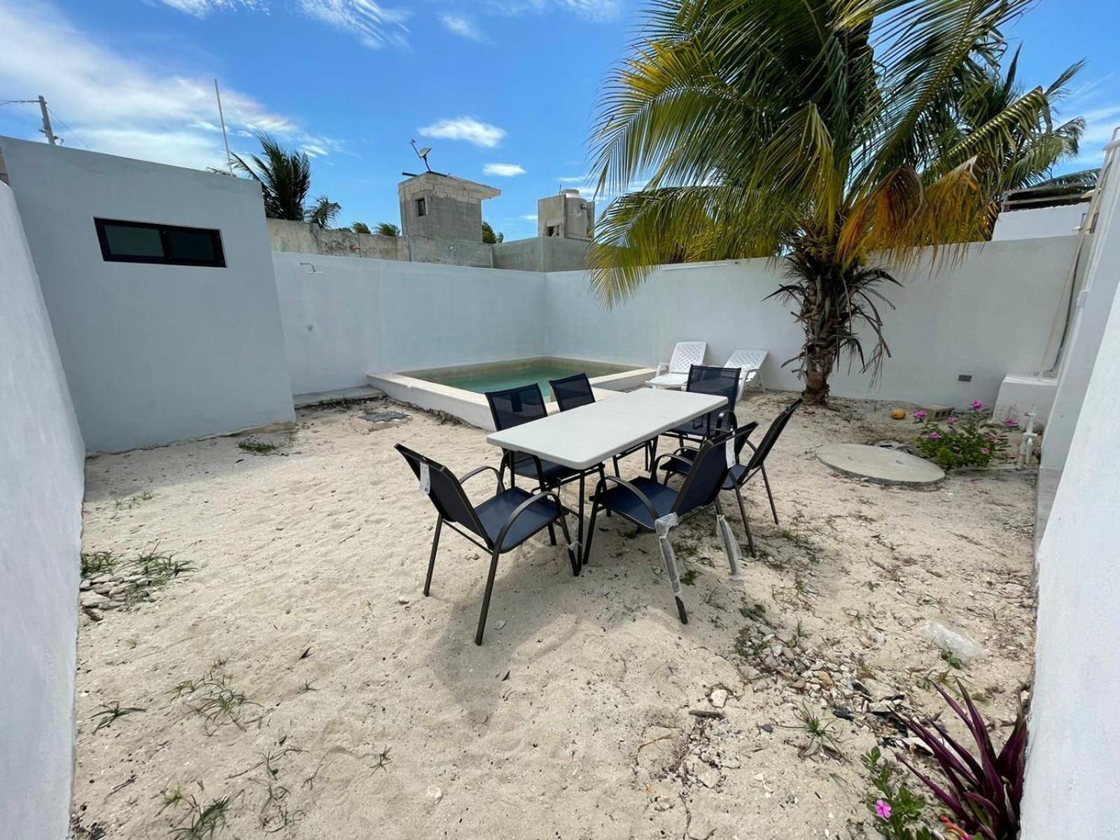 Casa Con Piscina En Chixchulub A 100 M De La Playa Villa Pueblo Pueblo Chicxulub Eksteriør bilde