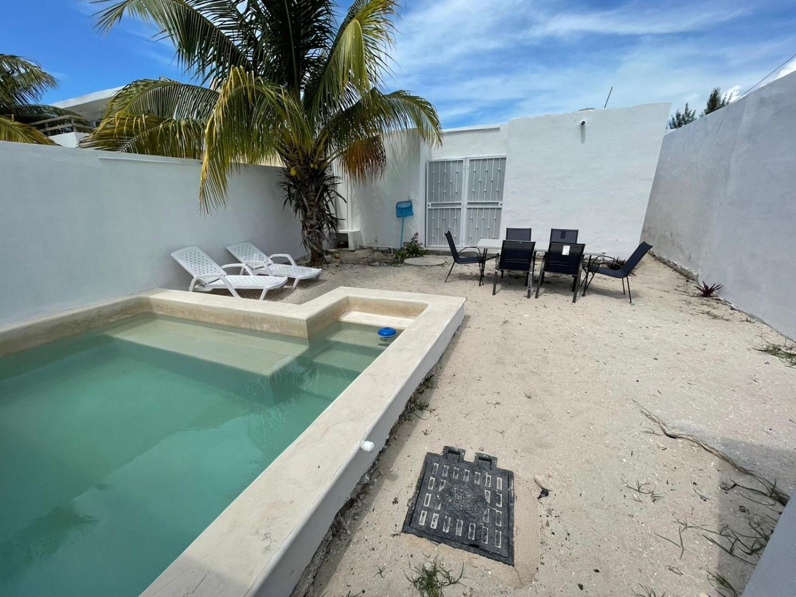 Casa Con Piscina En Chixchulub A 100 M De La Playa Villa Pueblo Pueblo Chicxulub Eksteriør bilde